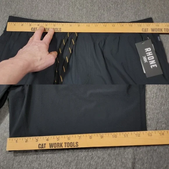 Rhone Pursuit Short XL Men 7" Black AeroFlex Performance Unlined 101722 NEW - Picture 6 of 13